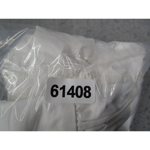 Aleeza Paris Ivory Bubble Skirt XL Cotton Blend Gathered Mini S311 White - Picture 10 of 10